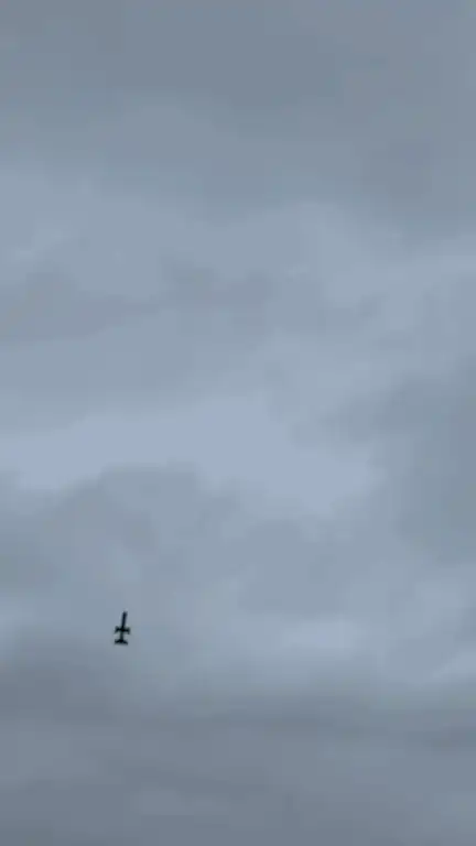 P4P prototype test: rocket ignition and climb, black smoke trail
